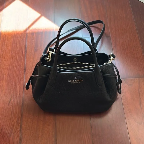 Kate Spade Black Leather Handbag - Picture 4 of 8